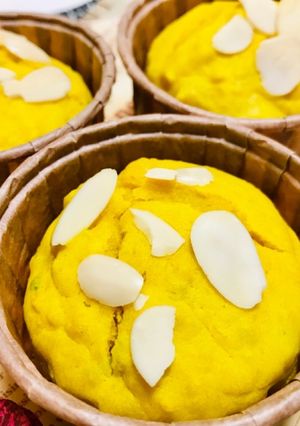 ハロウィンしっとりかぼちゃのカップケーキ-レシピのメイン写真