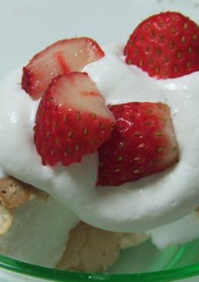 簡単！卵白でサクサクふわふわケーキ-レシピのメイン写真