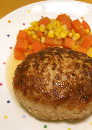 れんこん入りハンバーグ-レシピのメイン写真