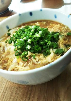 玉子あんかけうどん-レシピのメイン写真