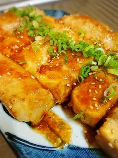 厚揚げのマヨタレ肉巻き-レシピのメイン写真