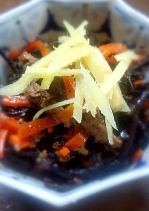 サバ缶とひじきの煮物-レシピのメイン写真