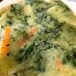 野菜チヂミ1歳娘と私のお昼ご飯