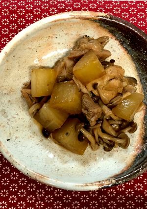 鶏肉 大根 しめじの甘辛煮-レシピのメイン写真