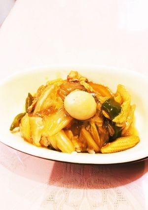 簡単！残り野菜で中華丼♬-レシピのメイン写真