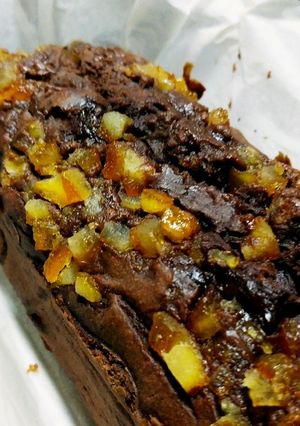 オレンジピールのチョコパウンドケーキ-レシピのメイン写真