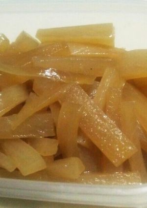 ご飯のお供大根-レシピのメイン写真