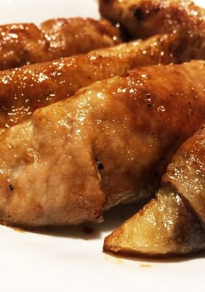 じゅわ〜っと美味しい！簡単ナスの豚肉巻き-レシピのメイン写真