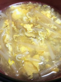 もやしの中華風スープ-レシピのメイン写真