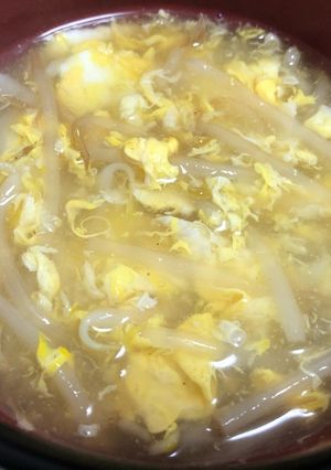 もやしの中華風スープ-レシピのメイン写真
