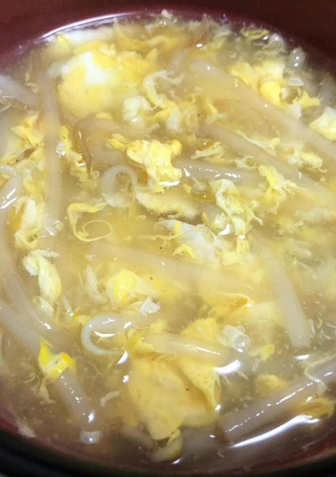 もやしの中華風スープ-レシピのメイン写真