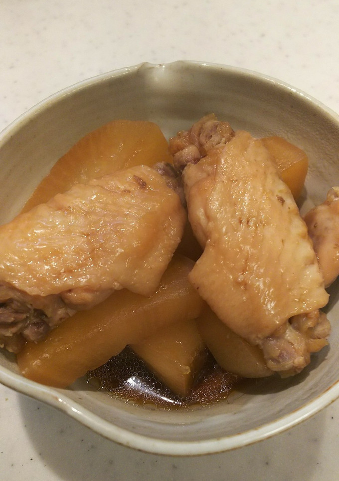 大根と手羽先の煮物-レシピのメイン写真