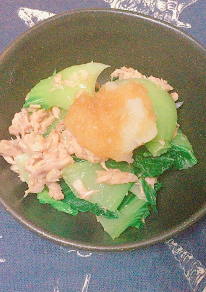 青梗菜とツナのおひたし ハマる一品です☆-レシピのメイン写真