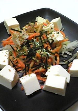 お茶漬けの素でサラダ♪-レシピのメイン写真