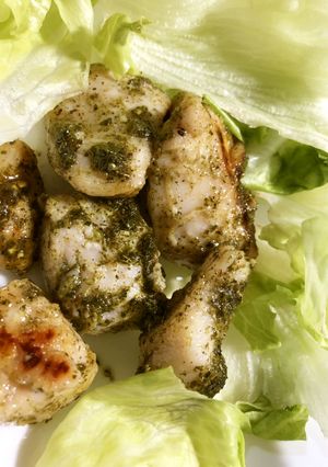鳥モモの茶葉唐揚げ　-レシピのメイン写真