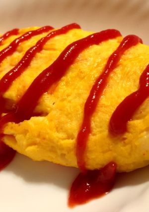 ふんわりカニカマチーズオムレツ-レシピのメイン写真
