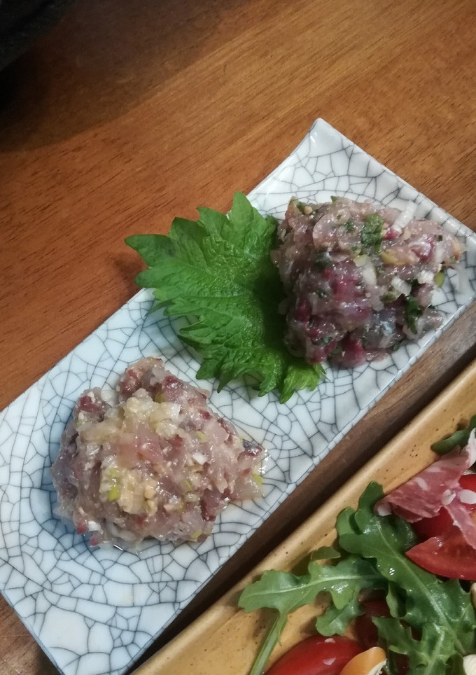 アジのなめろうと、アジの干物-レシピのメイン写真