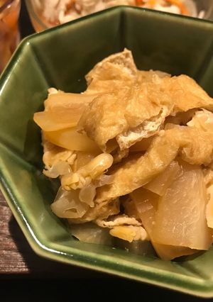 故郷の味♪打豆を使った薄揚げと大根の煮物-レシピのメイン写真
