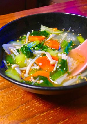 【めちゃ簡単】塩麹でほっこりコク旨スープ-レシピのメイン写真