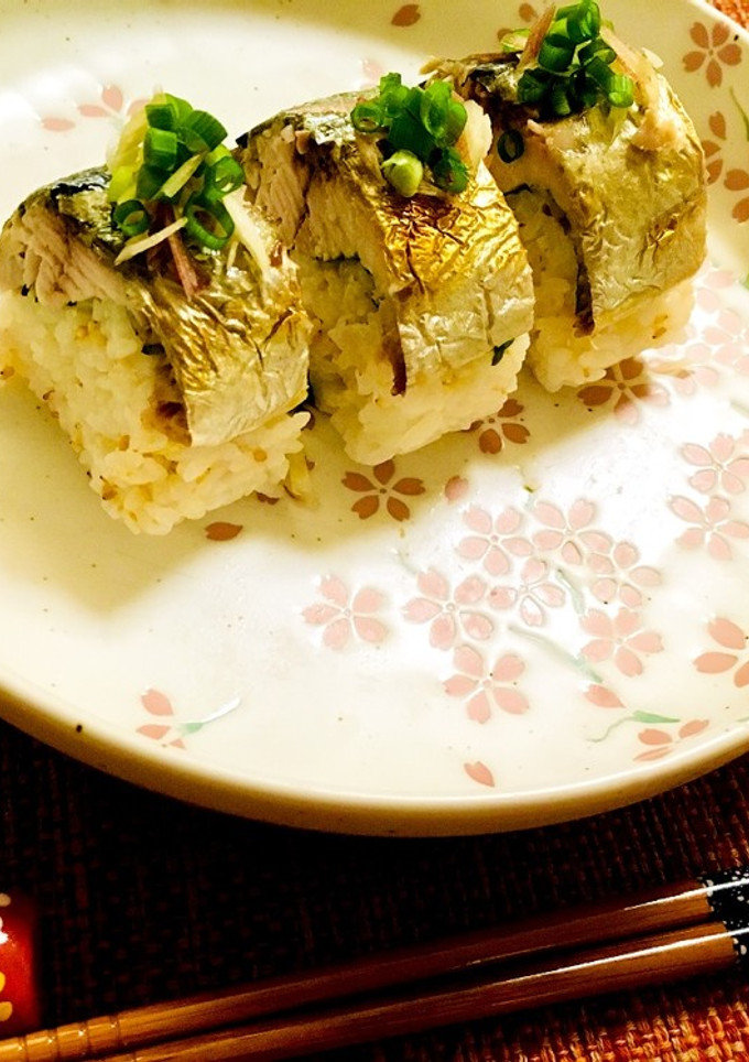 我が家の焼き鯖寿司-レシピのメイン写真