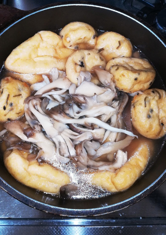 減塩　がんもどきと厚揚げときのこの煮物-レシピのメイン写真