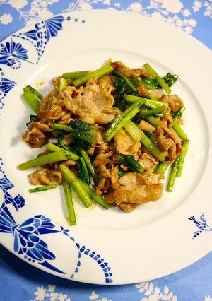 簡単！カブの葉の豚しょうが焼き-レシピのメイン写真