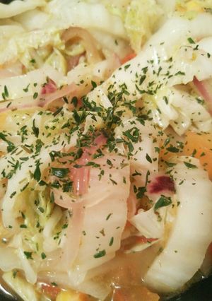 白菜とトマトのさっと炒め-レシピのメイン写真