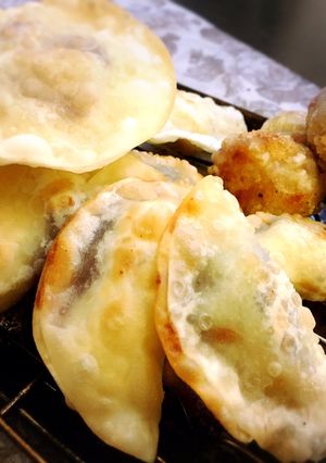 餃子の皮で♪サツマイモとあんこのおやつ-レシピのメイン写真