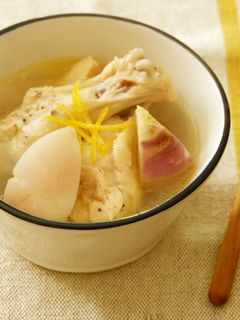 体ポカポカ◆かぶと鶏肉の塩麹生姜スープ-レシピのメイン写真