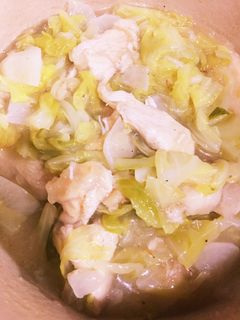 鶏胸肉とキャベツのとろりん塩煮込み-レシピのメイン写真