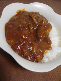 圧力鍋で☆牛すじとトマトのカレー-レシピのメイン写真