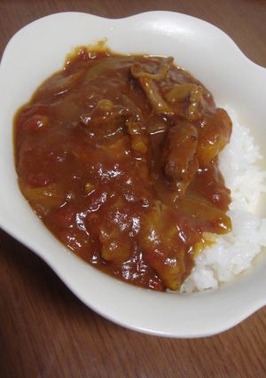 圧力鍋で☆牛すじとトマトのカレー-レシピのメイン写真