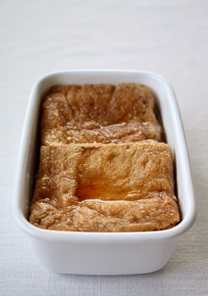 うどん・いなり寿司に【油揚げの甘煮】-レシピのメイン写真