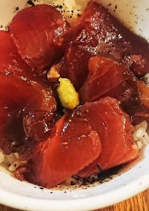 マグロの黒蜜漬け丼-レシピのメイン写真