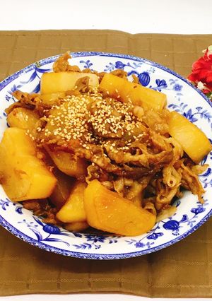 男子も喜ぶ♪大根と豚コマの炒め煮☆-レシピのメイン写真
