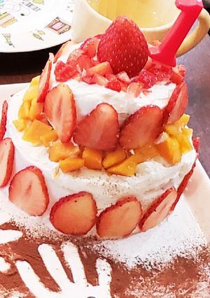 1歳の誕生日ケーキ☆豪華で簡単!-レシピのメイン写真