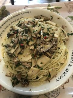 秋刀魚とエリンギのパスタ-レシピのメイン写真