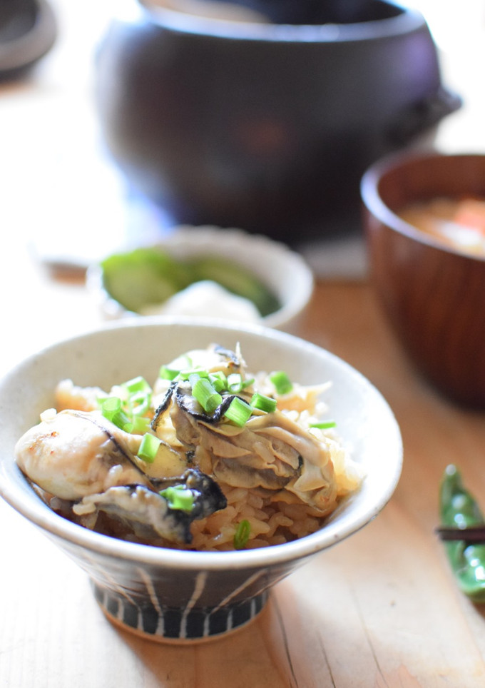 簡単！土鍋で牡蠣ご飯♪-レシピのメイン写真