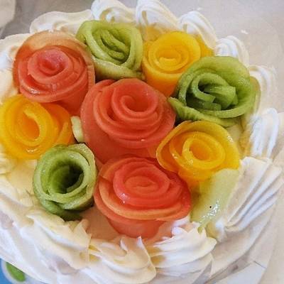 苺のショートケーキ(キウイ＆パイン)