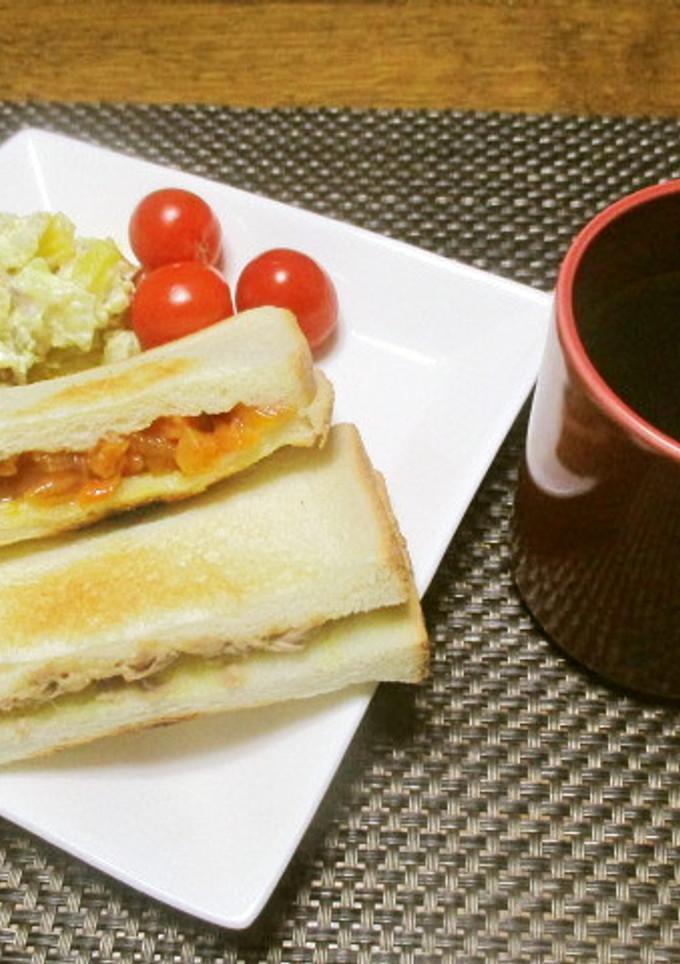おひとりさまのいつでも食べれる冷凍サンド-レシピのメイン写真