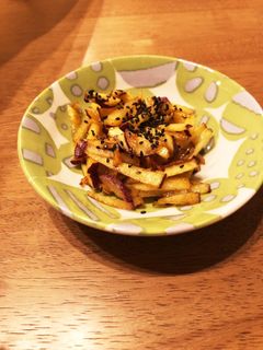 塩味シリーズ☆さつまいもの塩きんぴら-レシピのメイン写真