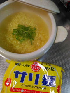 白だしで食べるサリ麺-レシピのメイン写真