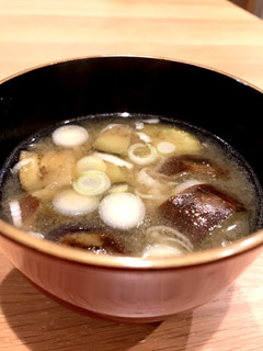 揚げない?揚げナスの味噌汁-レシピのメイン写真