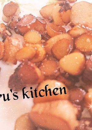 椎茸の石づき貝柱風炒め-レシピのメイン写真