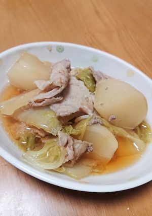 かぶと豚バラ肉のほっこり煮-レシピのメイン写真