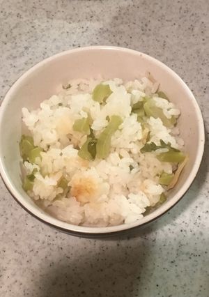 聖護院大根（大根）の葉っぱの炊き込みご飯-レシピのメイン写真