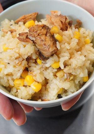 簡単！節約！サバコーン炊き込みご飯-レシピのメイン写真