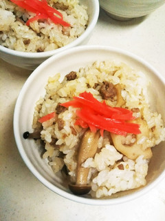 れんこんとひき肉の甘辛混ぜご飯-レシピのメイン写真