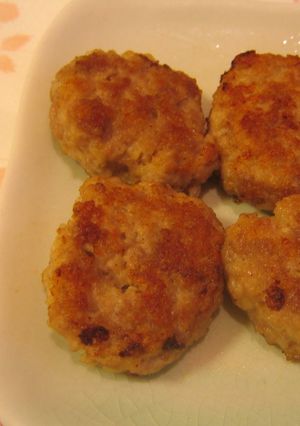弁当に♥♡材料３つのチビハンバーグ-レシピのメイン写真