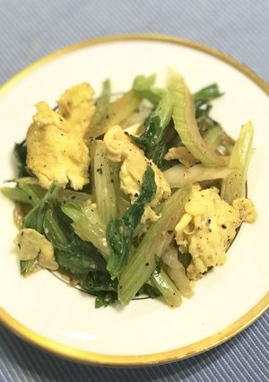 セロリと卵炒め中華風＊-レシピのメイン写真